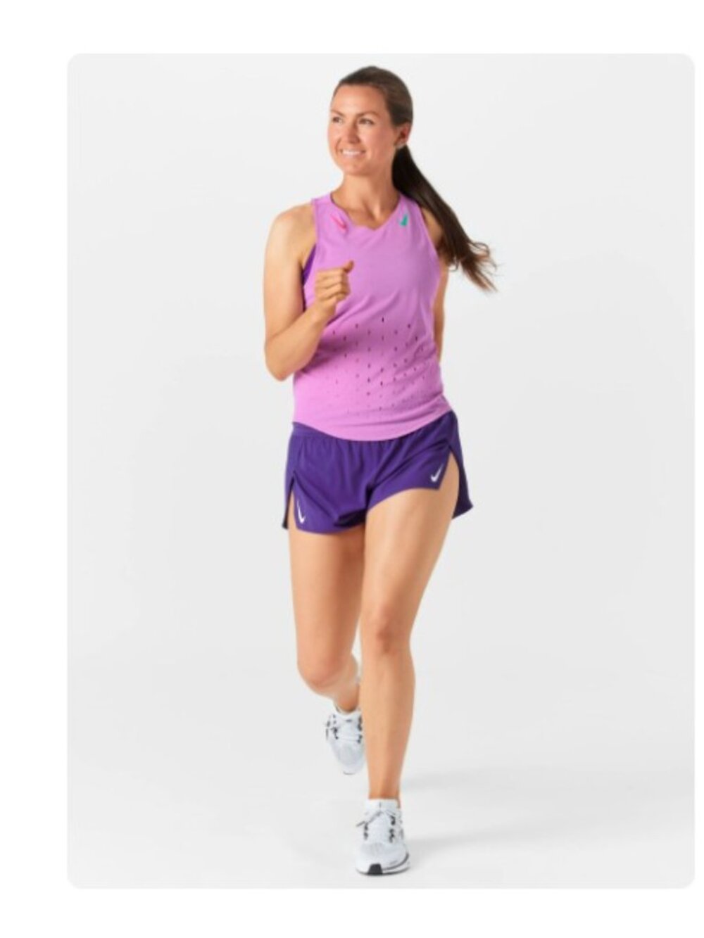 NWT Nike ADV Aeroswift Faith Kipyegon Women's LARGE Dri-Fit FN2504-532 $80